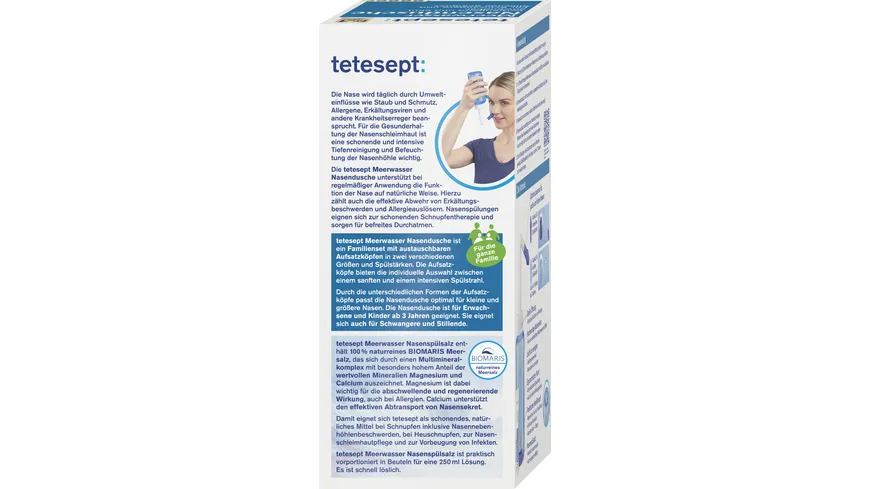 tetesept Meerwasser Nasendusche