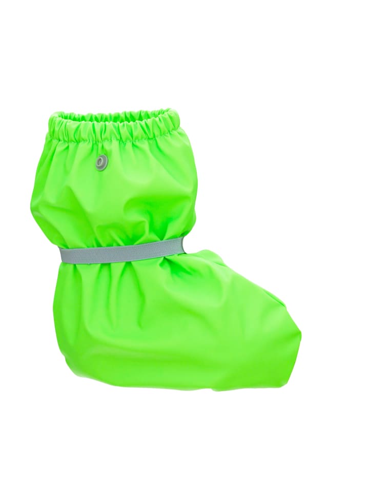 Playshoes Regenfüßlinge mit Fleece-Futter in Neongrün günstig kaufen