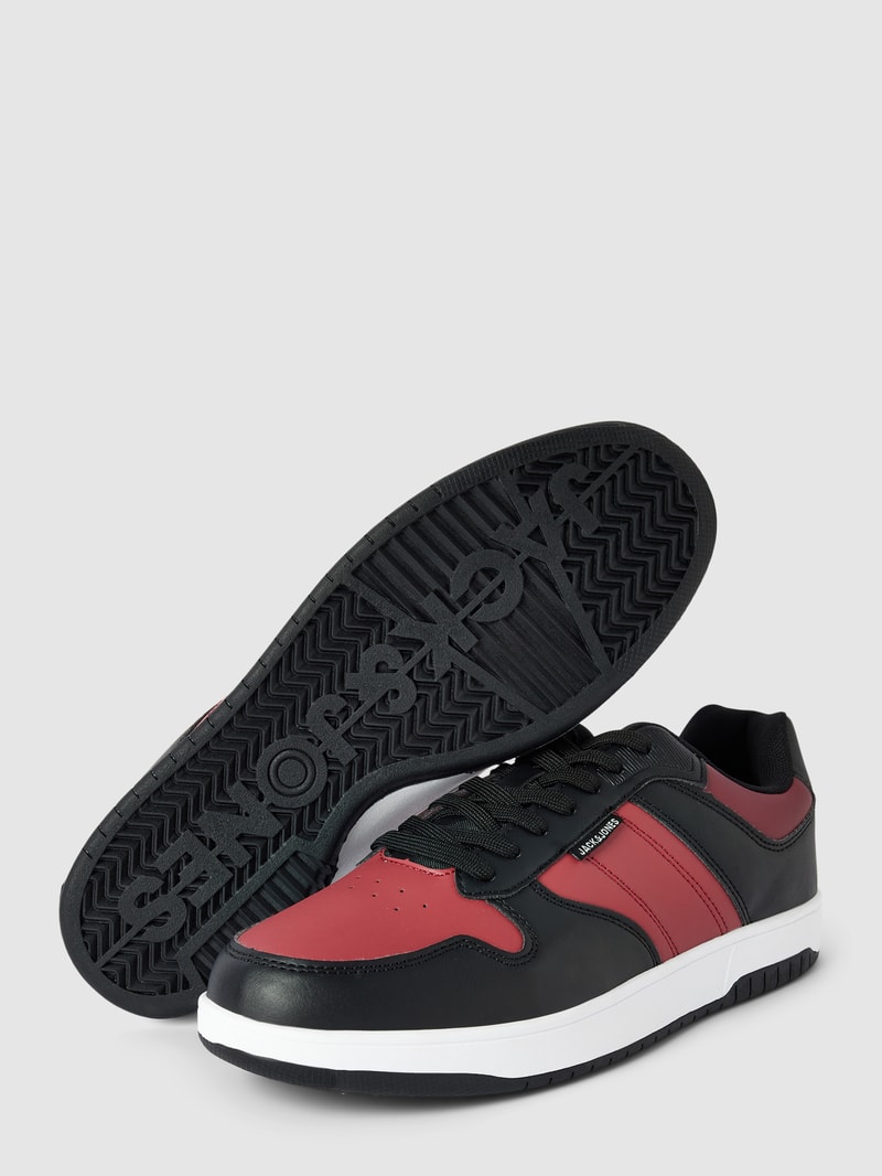 Sneaker mit Label-Details Modell 'JAM' in dunkelrot