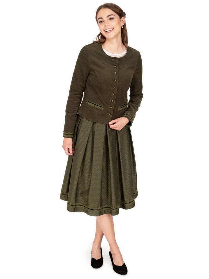 MarJo Jacke TEISING in dunkelgrün günstig kaufen 48