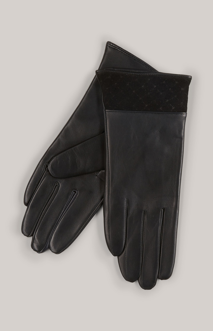 Lederhandschuhe in Schwarz