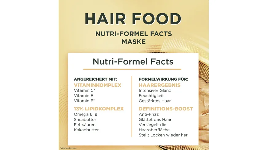 Garnier Fructis Maske Hairfood Kakao Butter 400 ml