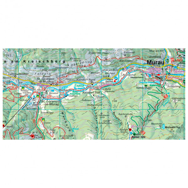 Freytag & Berndt - Naturpark Zirbitzkogel-Grebenzen-Murau-Sölkpass - Wanderkarte