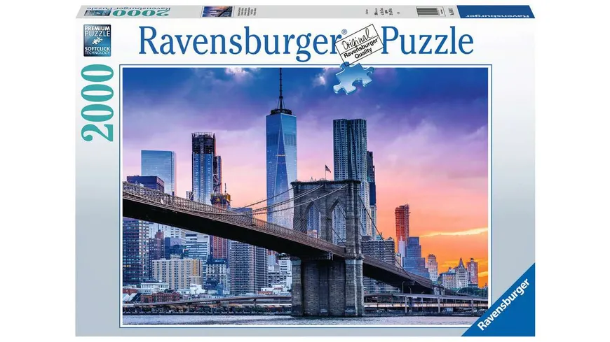 Ravensburger Puzzle - Von Brooklyn nach Manhatten - 2000 Teile