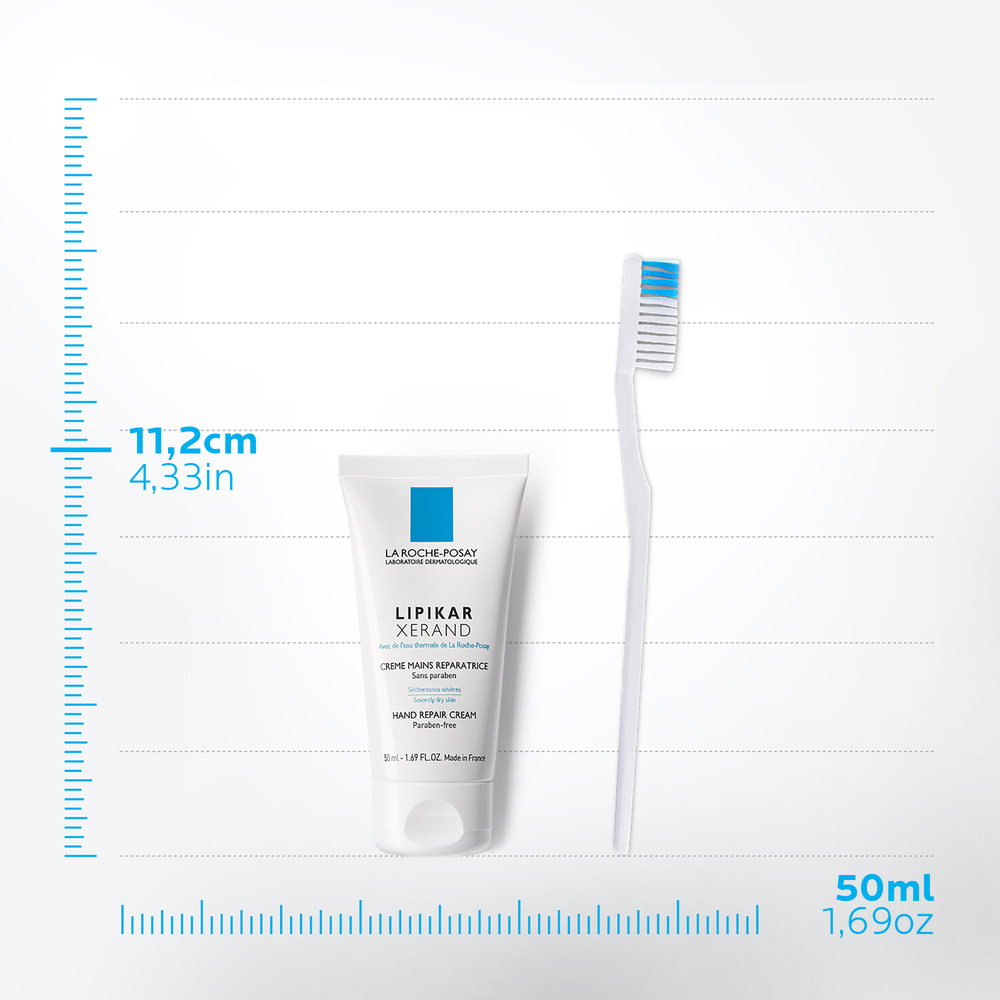 La Roche-Posay Lipikar Crème mains Xerand 50ml Crème Réparatrice pour mains abîmées etdesséchées