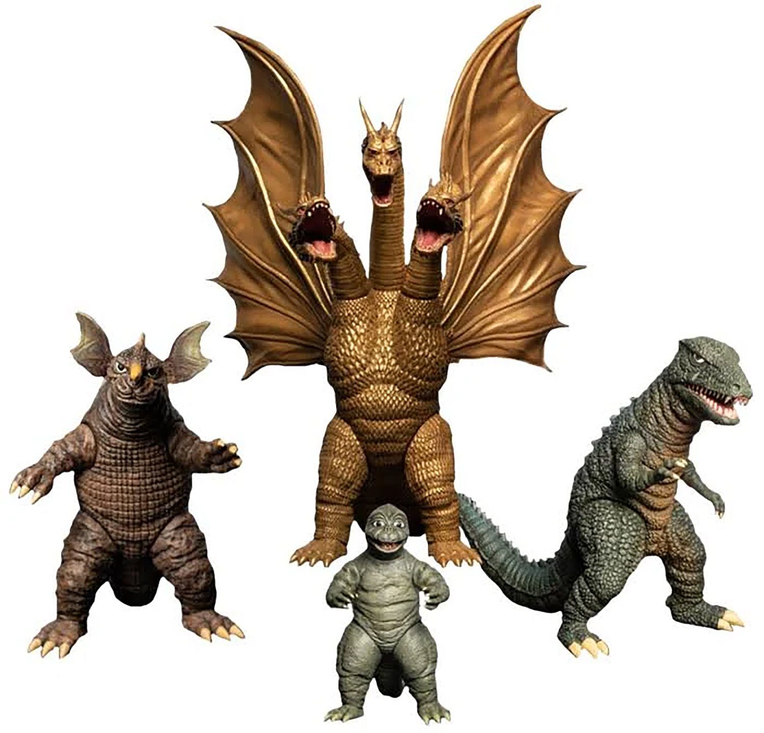MEZCO Actionfigur Godzilla 5 Points XL Box Set 2 Actionfigur Monsters 1968