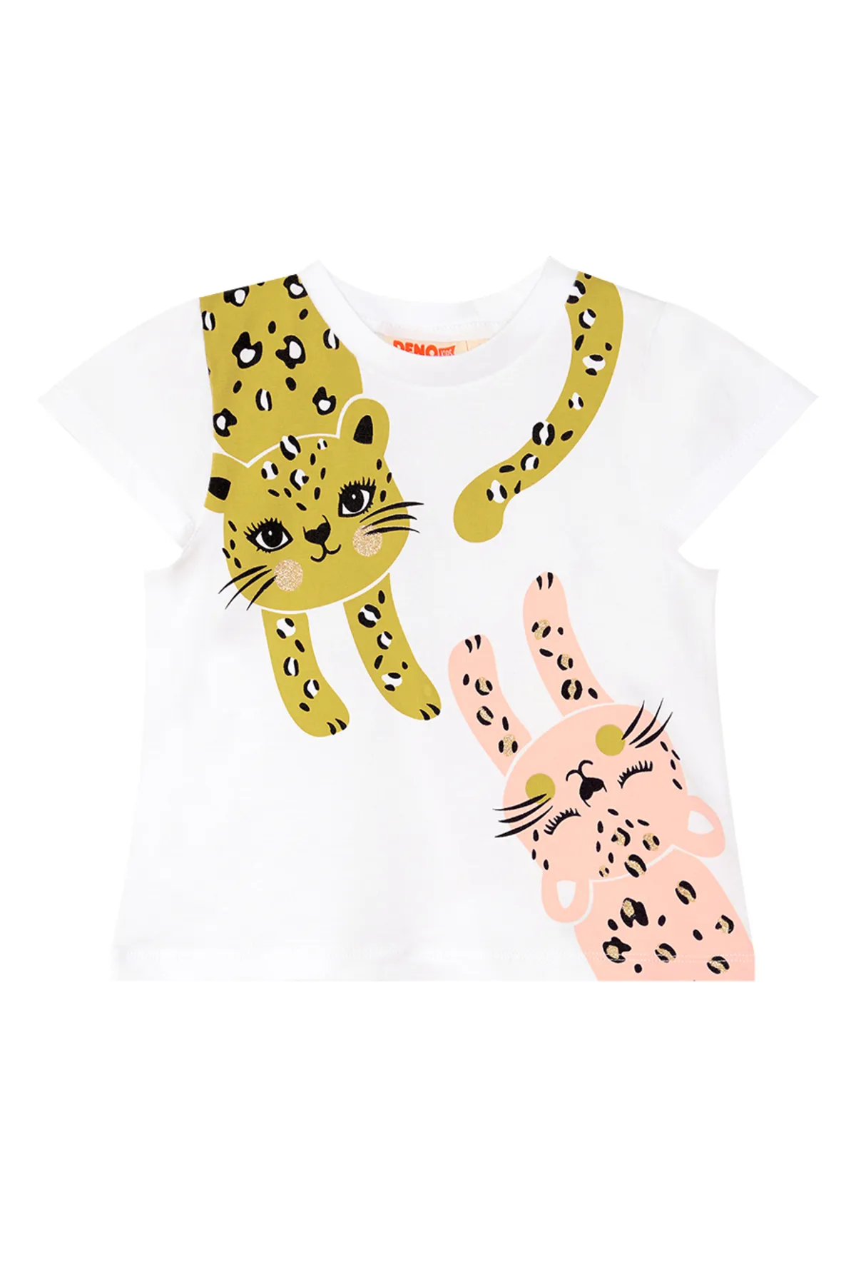 Denokids  Mischievous Cats T-Shirt-Shorts-Set für Mädchen