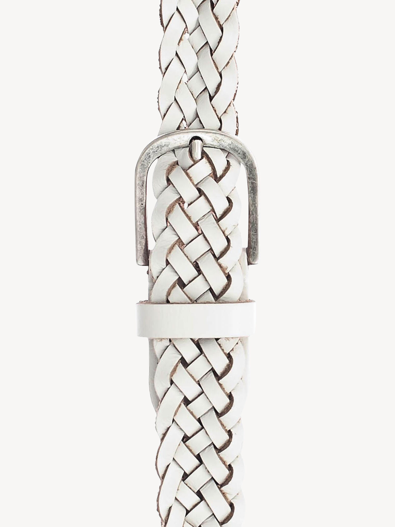 Ceinture en cuir - blanc