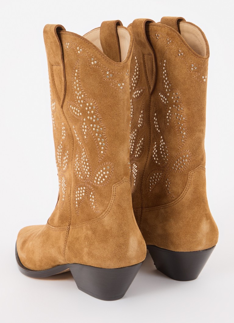 Stivali da cowboy Isabel Marant Duerto in camoscio con borchie