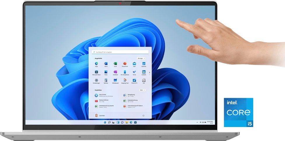 Lenovo Flex 5 16IAU7 Notebook (40,6 cm/16 Zoll, Intel Core i5 1235U, Iris Xe Graphics, 512 GB SSD)