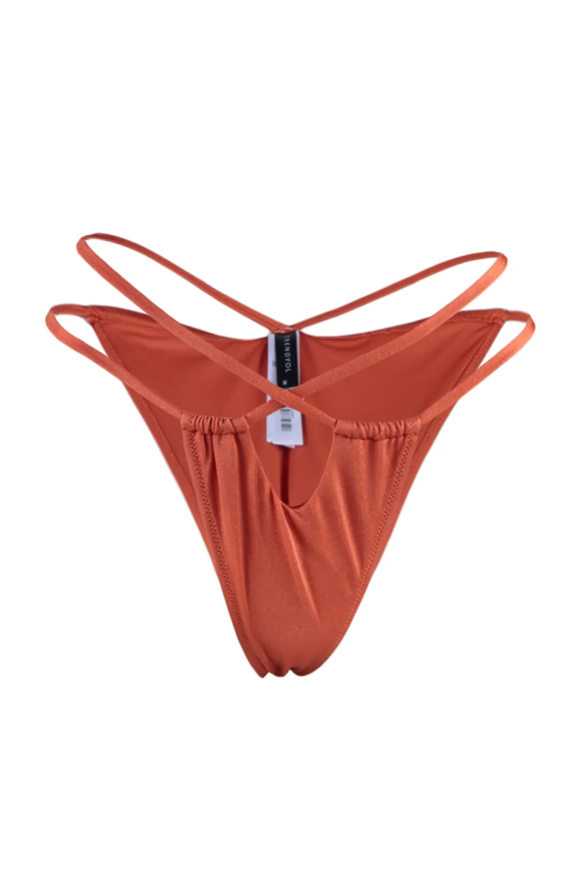 Trendyol Collection  Zimttunnel-Bikinihose mit hohem Beinausschnitt TBESS22BA0159