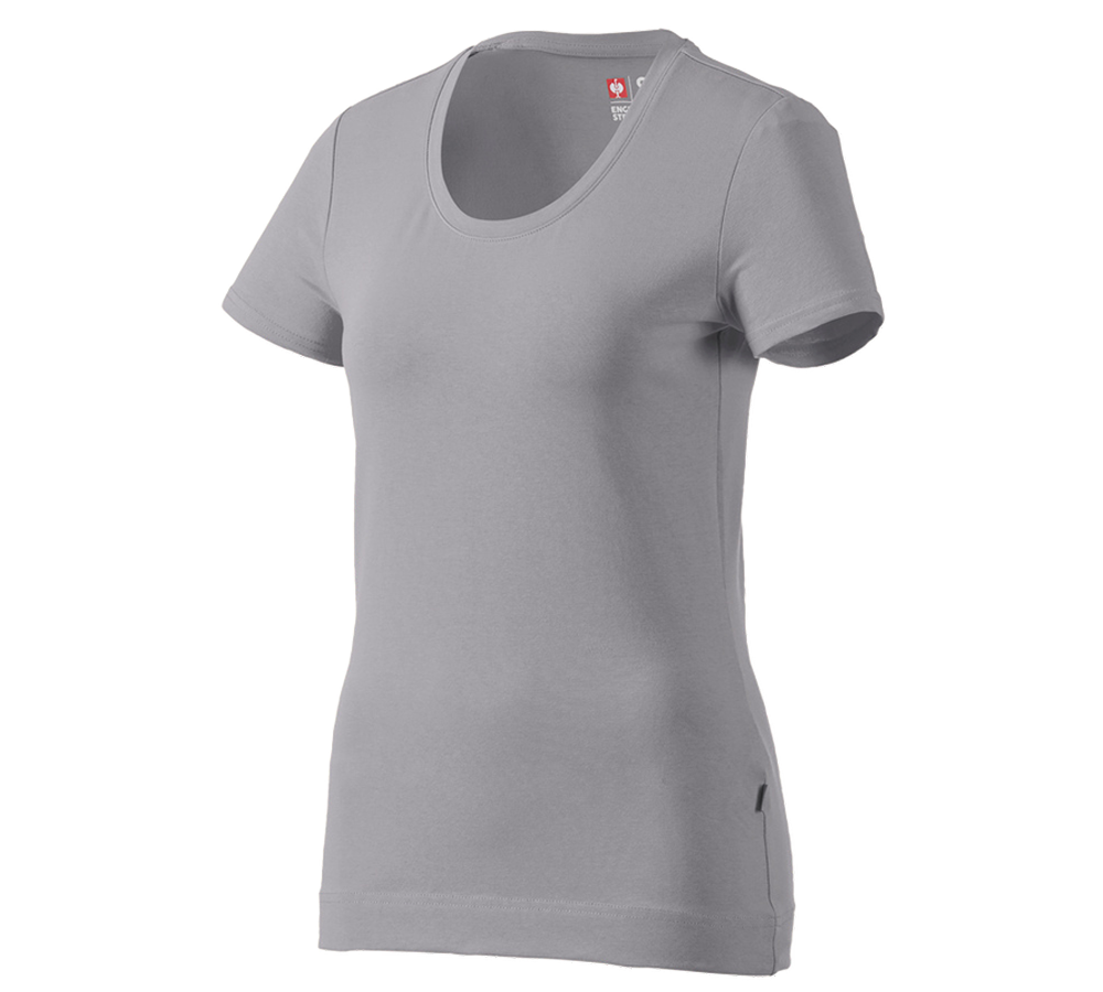 e.s. T-Shirt cotton stretch, Damen