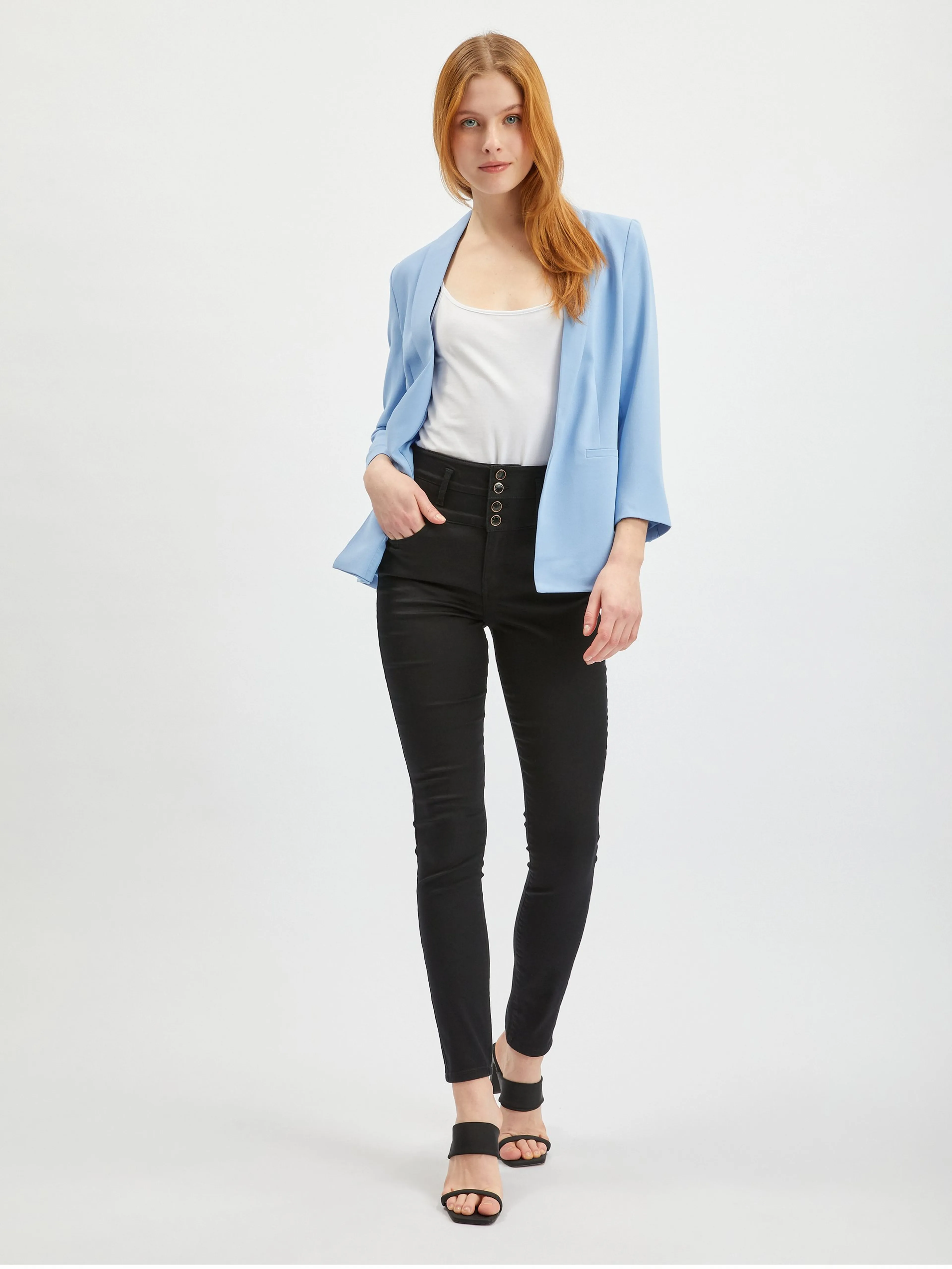 Hellblaue Damenjacke ORSAY