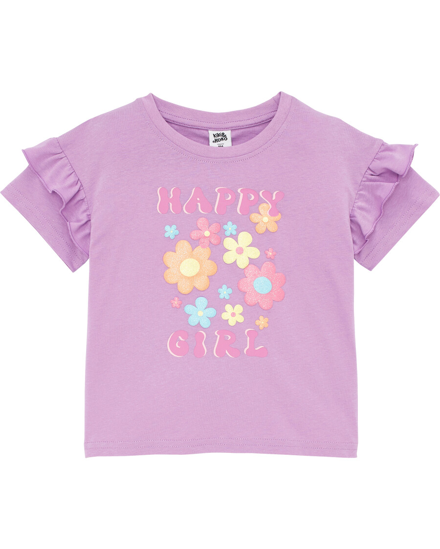 T-Shirt mit Rüschen