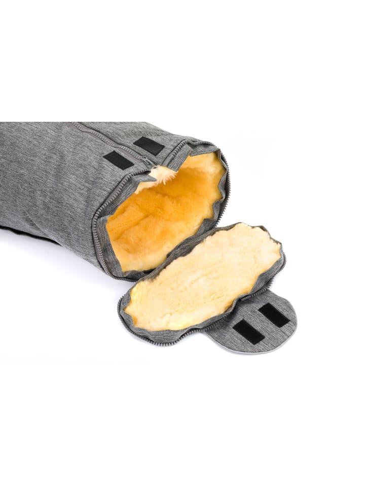 Kinderhaus Blaubär Fillikid Winterfußsack Pamir TOP in Hellgrau Melange günstig kaufen 80 x 45 cm