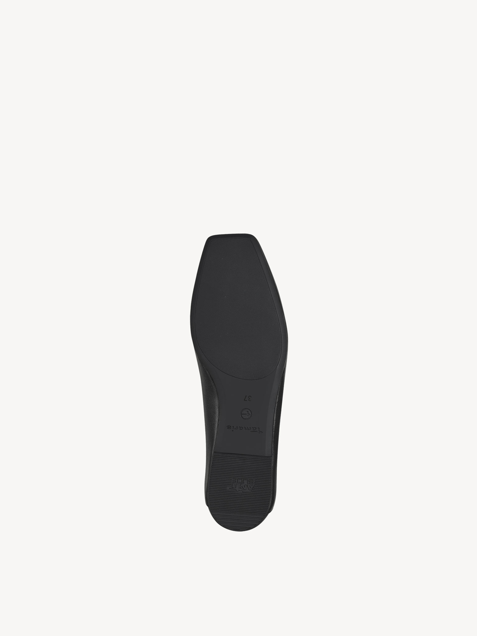 Slipper en cuir - noir