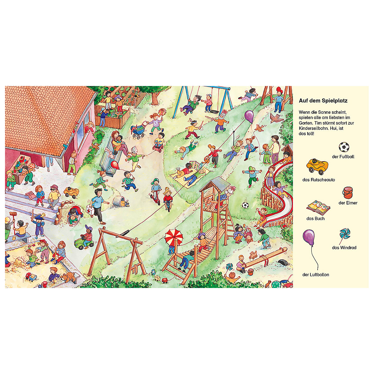 Suche und finde! Im Kindergarten