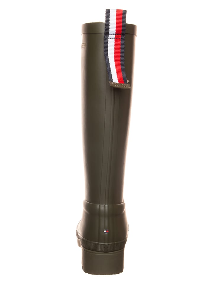 Tommy Hilfiger Shoes Gummistiefel in Khaki günstig kaufen