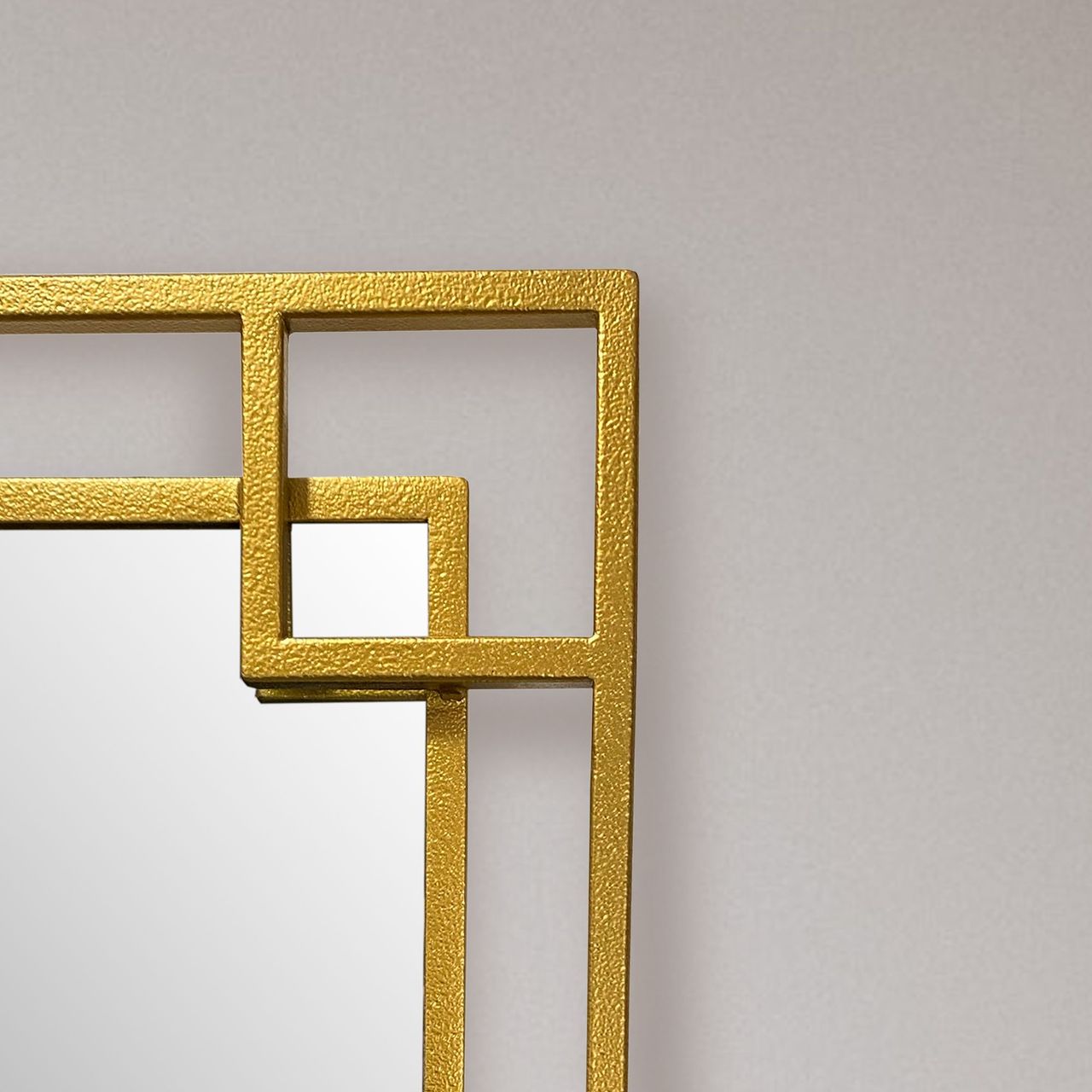 Wohnling Wandspiegel Gold 80x80 cm Metall