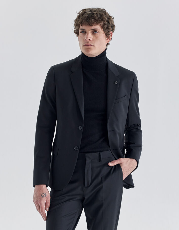 Veste de costume noire TRAVEL SUIT Homme