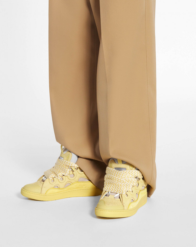 SNEAKERS CURB EN CUIR