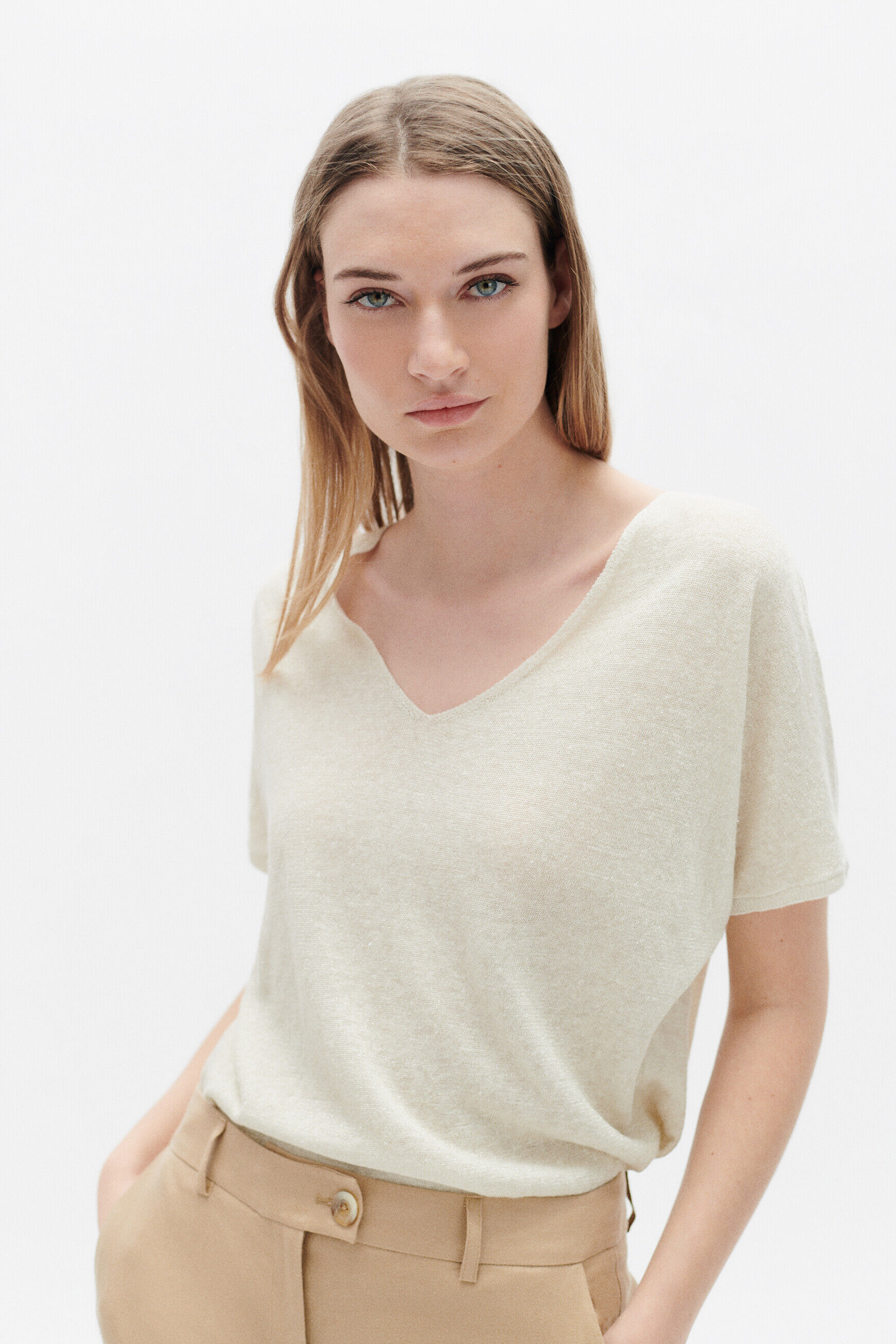 Pull milane ivoire femme