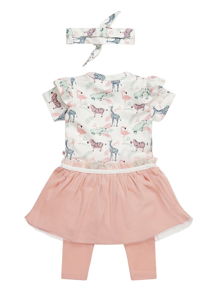 Dirkje 3tlg. Outfit in Weiß/ Rosa günstig kaufen