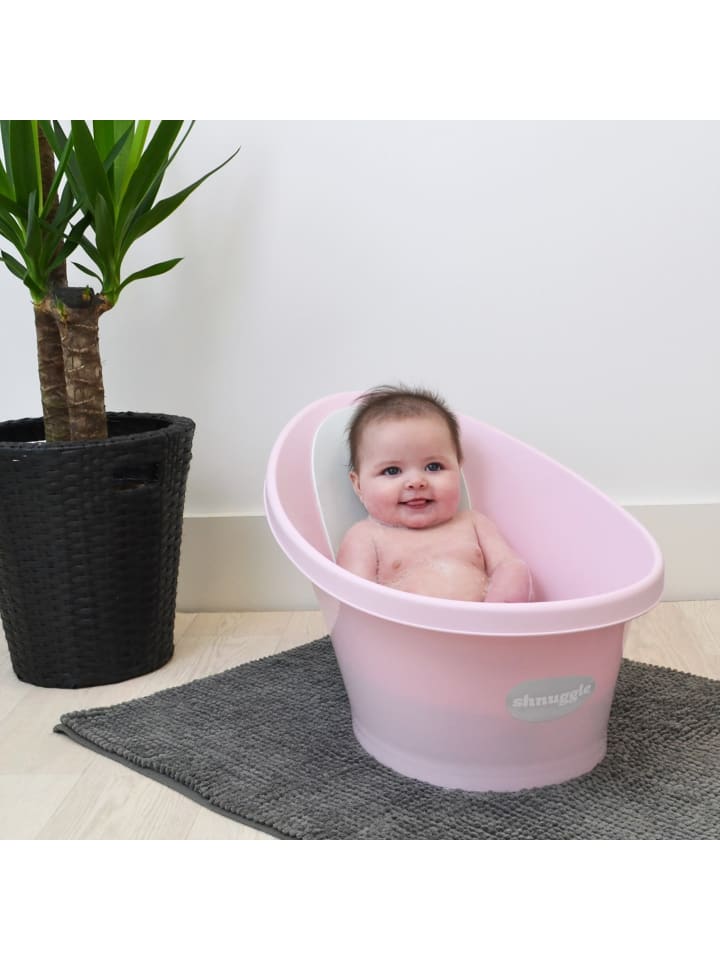 Shnuggle Babybadewanne rosa / hellgrau günstig kaufen onesize