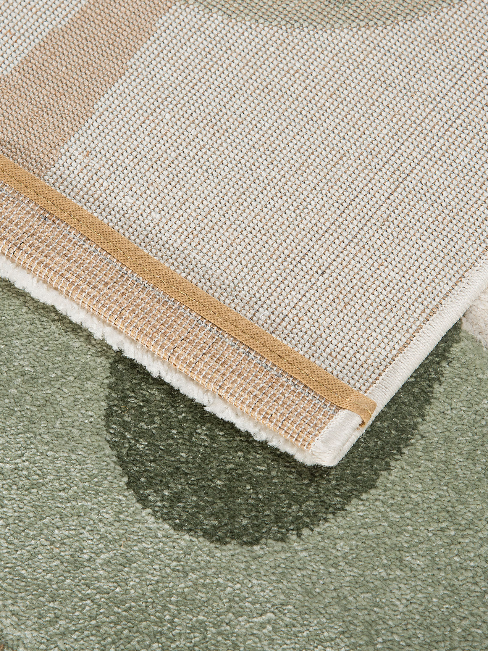 Dinoro Kinder-Teppich, Weiß/Grau