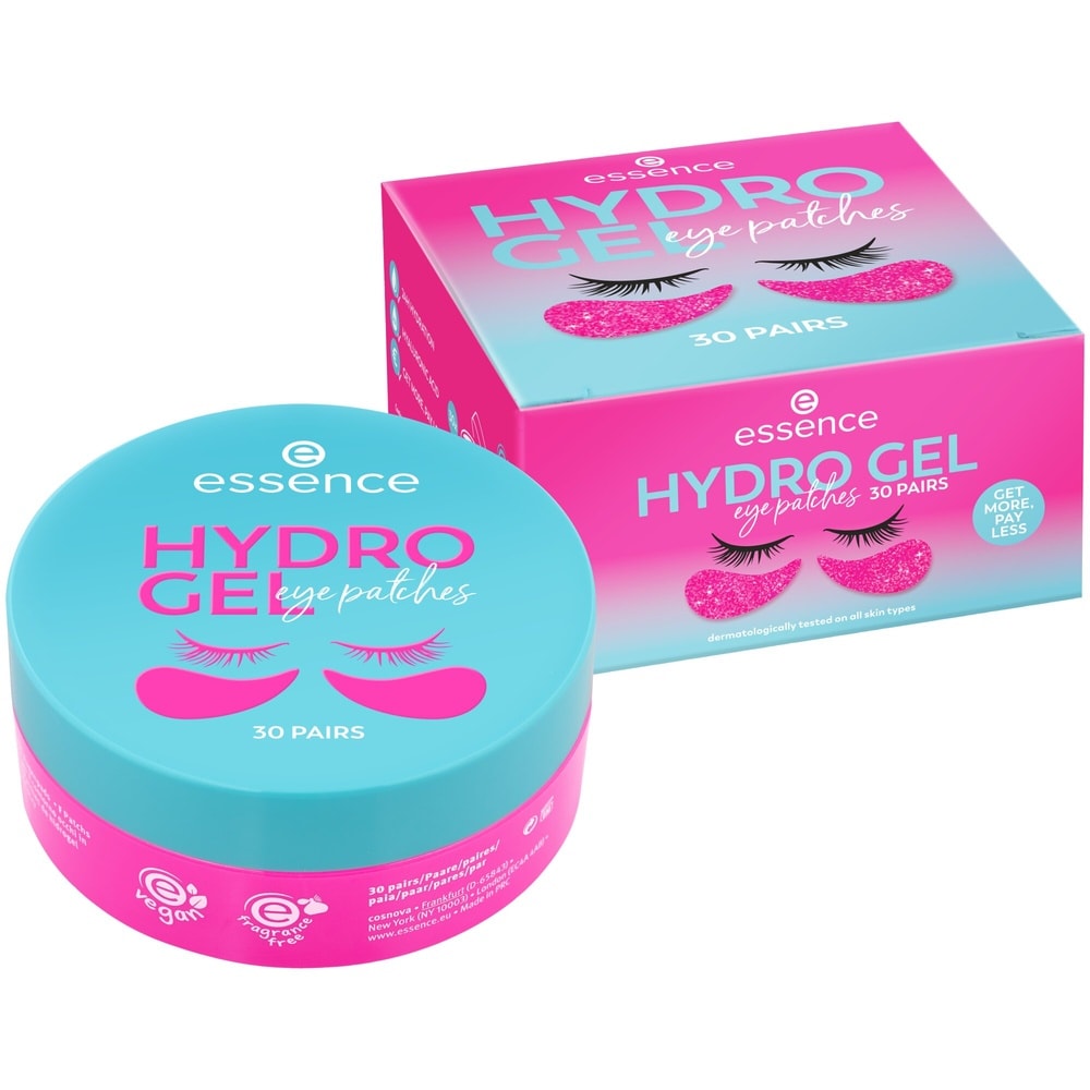essence HYDRO GEL eye patches 30 PAIRS patchs yeux Soins Contour des Yeux