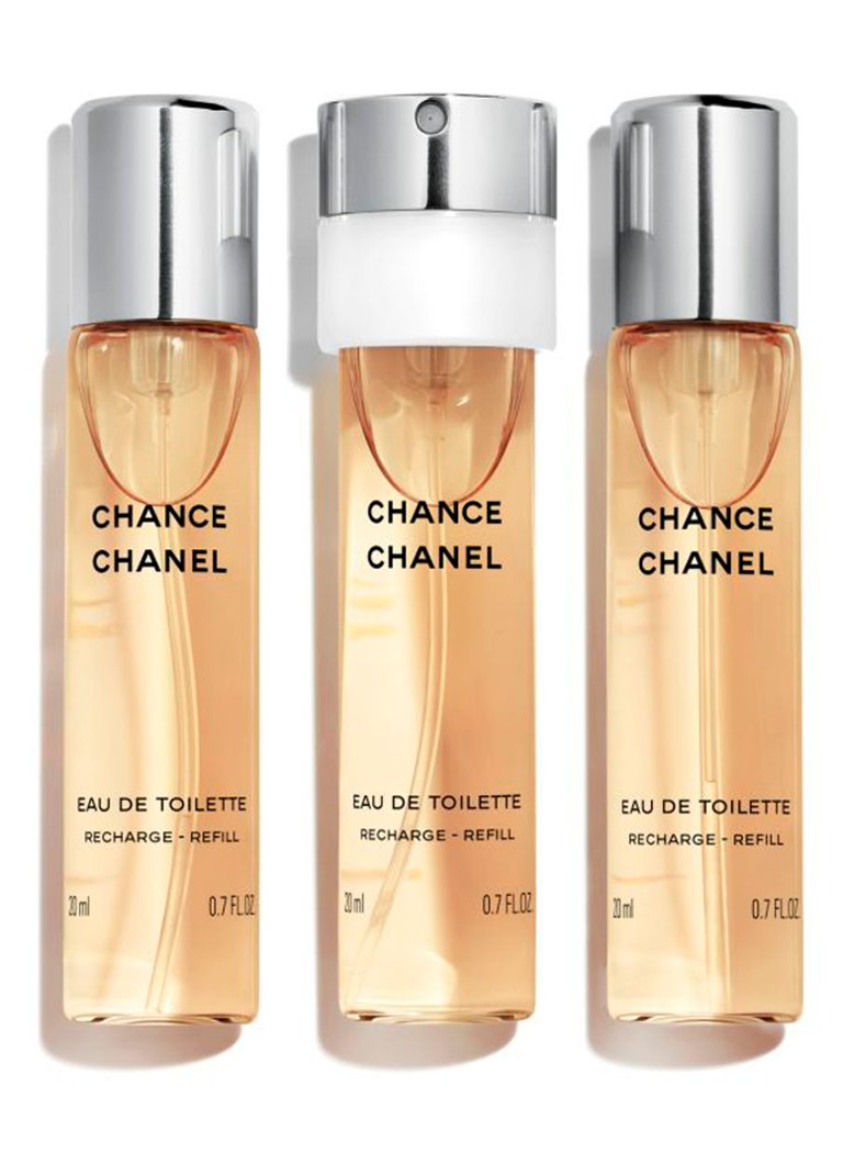 CHANEL EAU DE TOILETTE S OTVÁRACÍM NÁPLŇOM, SADA 3 KUSOV