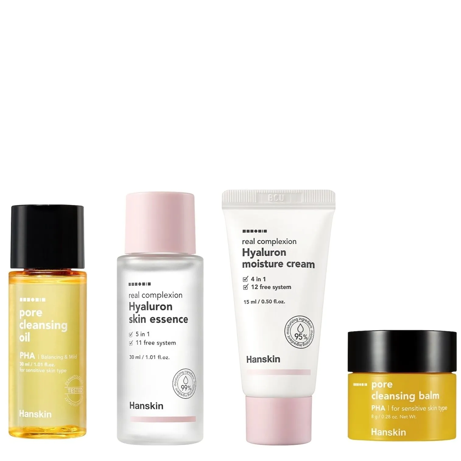 Hanskin Glass Skin putni set za glatku i sjajnu kožu