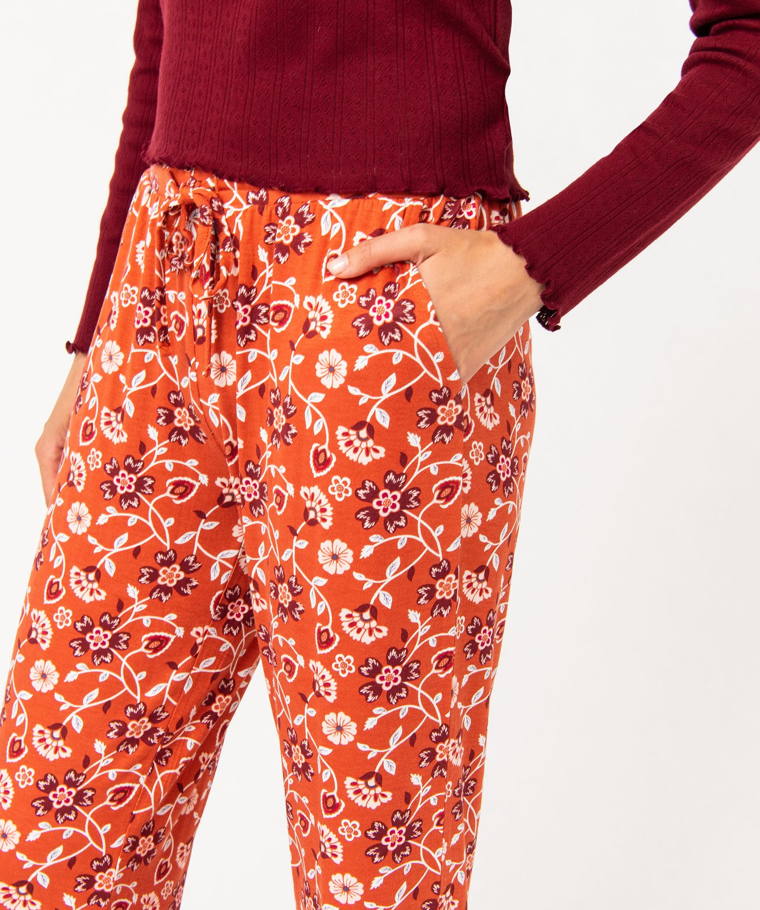 Pantalon de pyjama femme à motifs imprime | GEMO