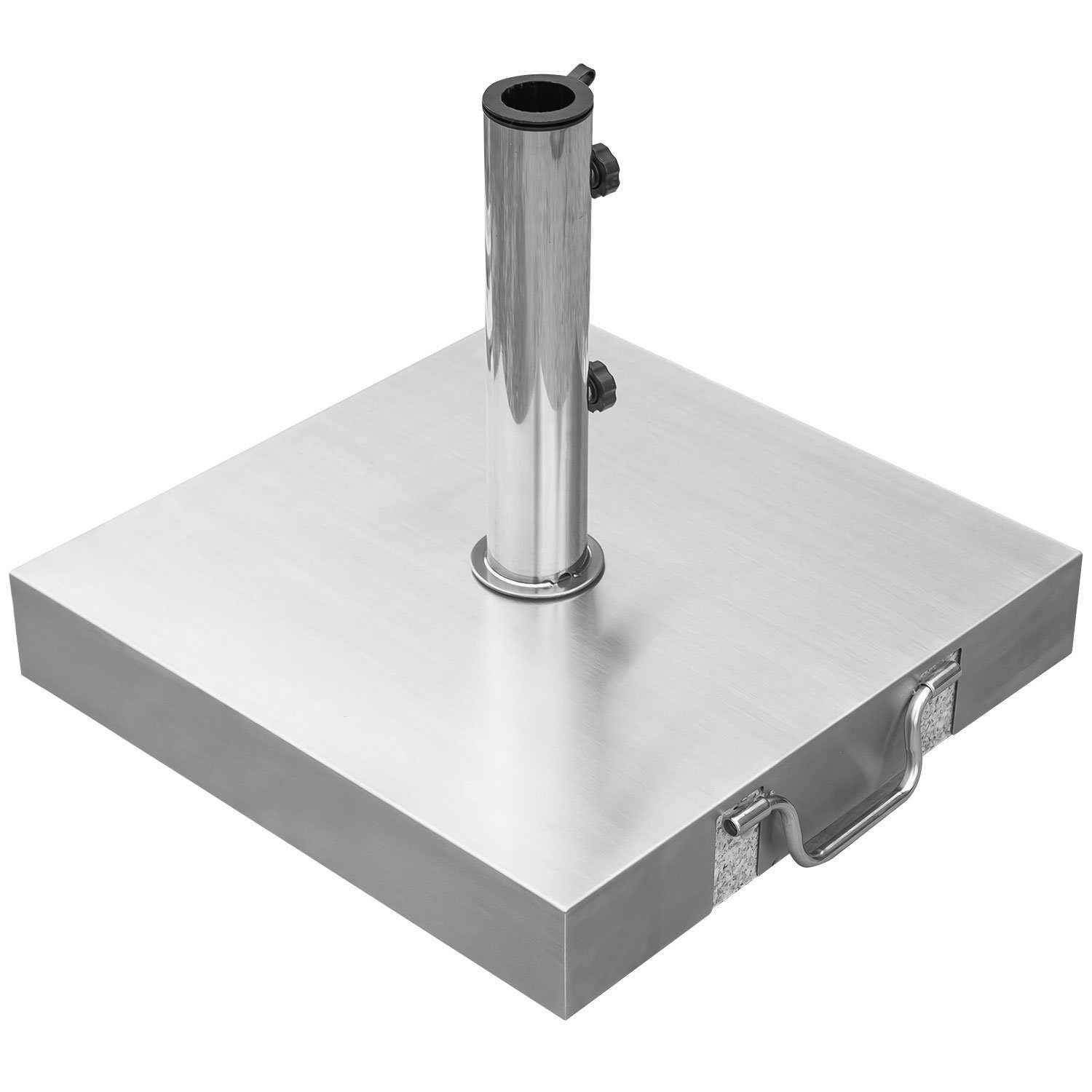 anndora Betonschirmständer Sonnenschirmständer 40kg rollbar mit Handgriff max. 48mm