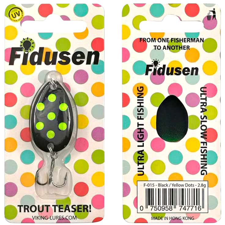 OGP Kunstköder Fidusen (Black/Yellow, 2,8 g)