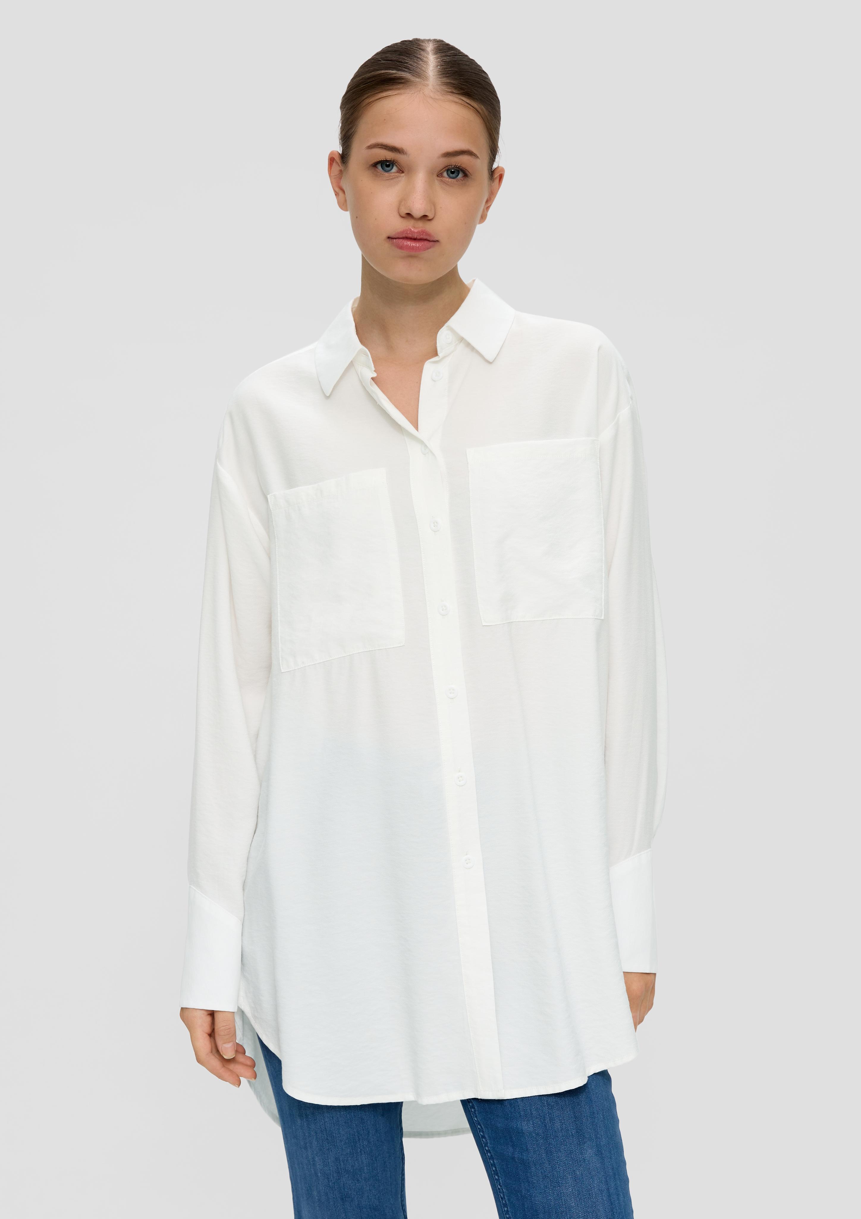Longbluse aus Viskosemix  2123629-0200