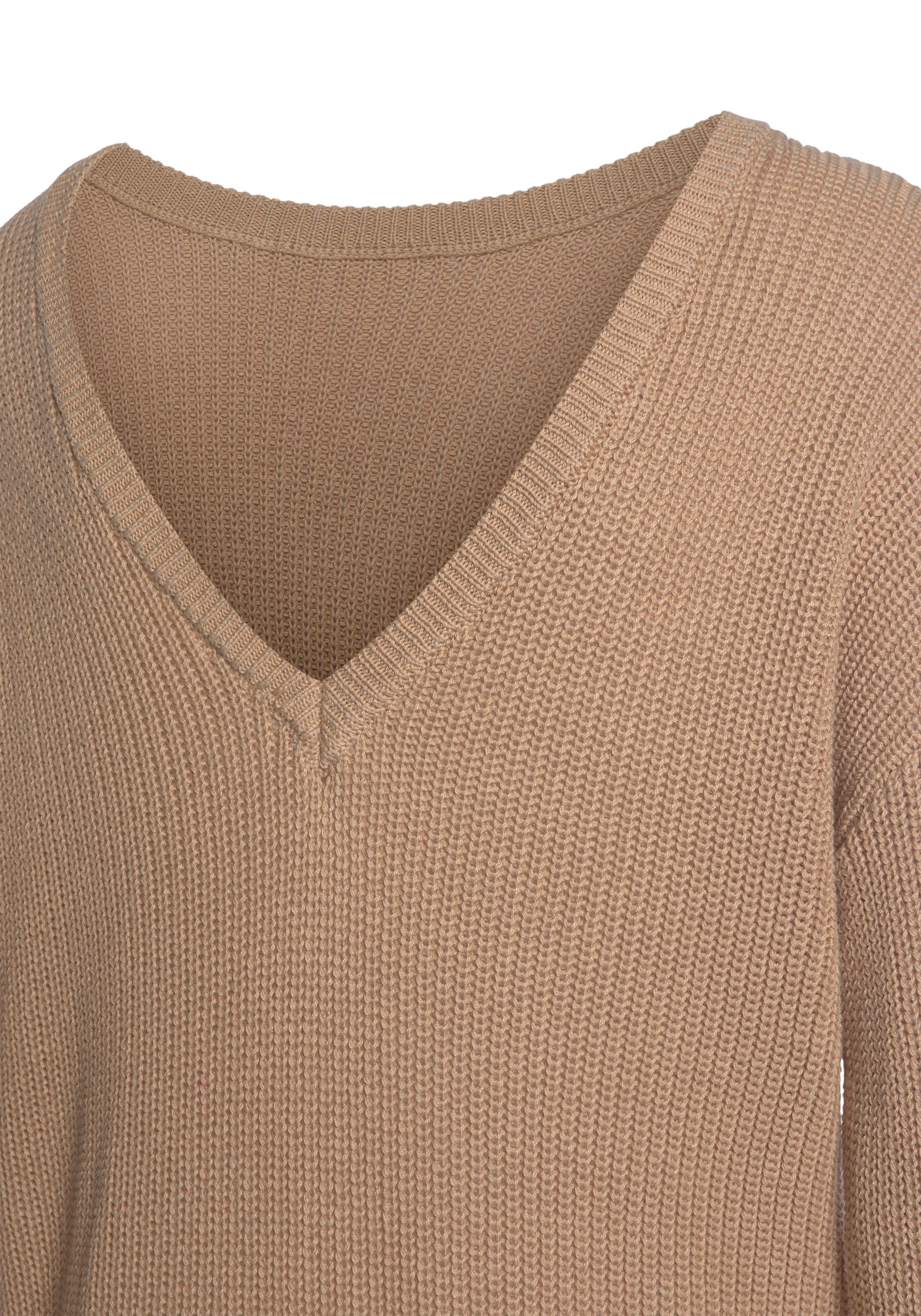 LASCANA Strickpullover mit Rückenausschnitt