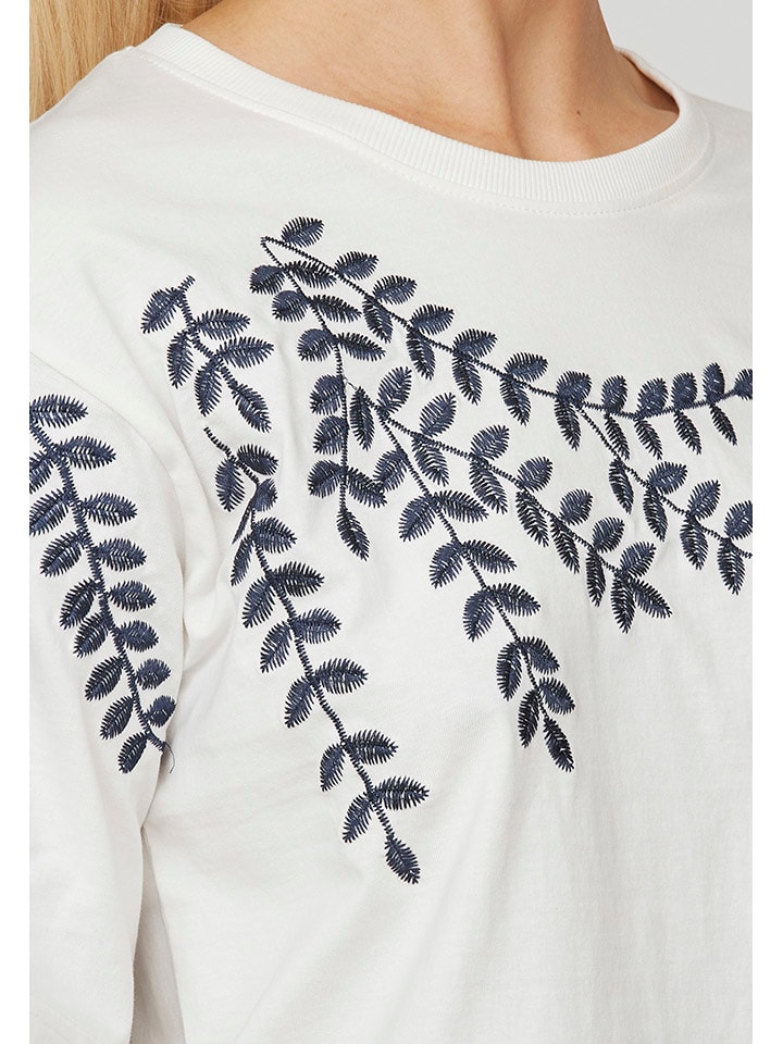 SisterS point Shirt in Weiß/ Dunkelblau günstig kaufen
