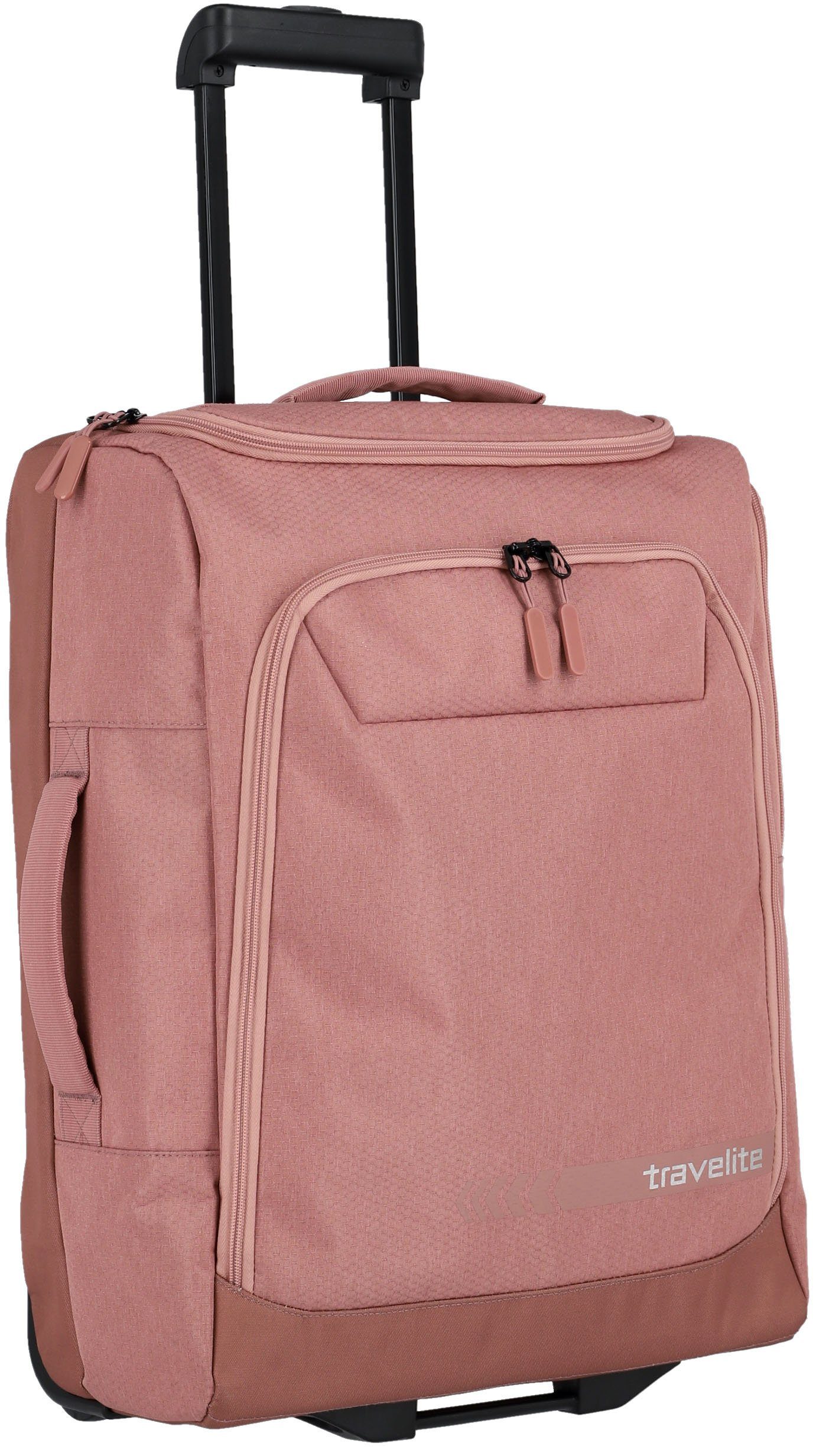 travelite Weichgepäck-Trolley Kick Off S, 55 cm, 2 Rollen, mit Trolleyfunktion