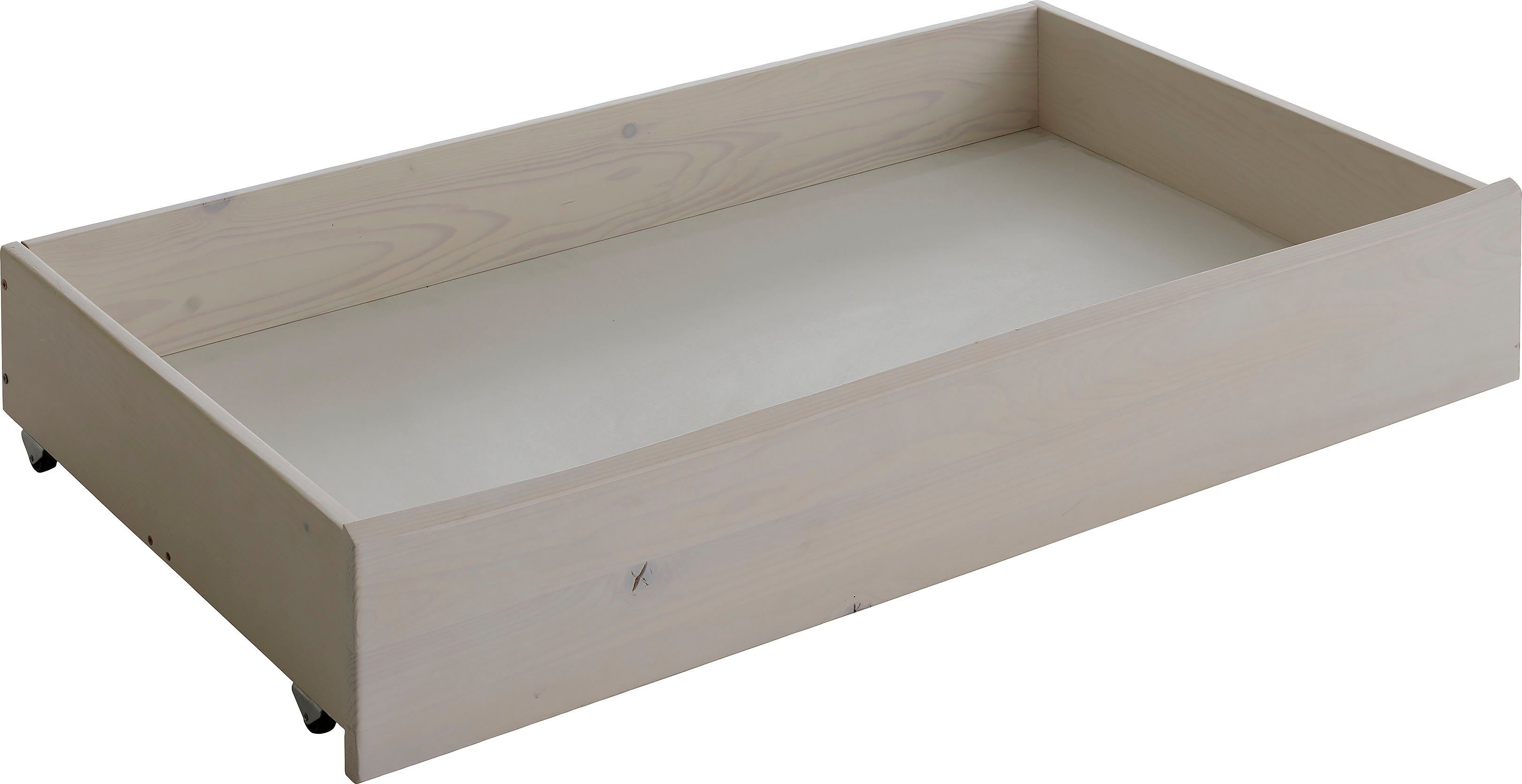 Relita Bettschubkasten Bellmund, aus Fichte white wash mit natürlicher Holzmaserung