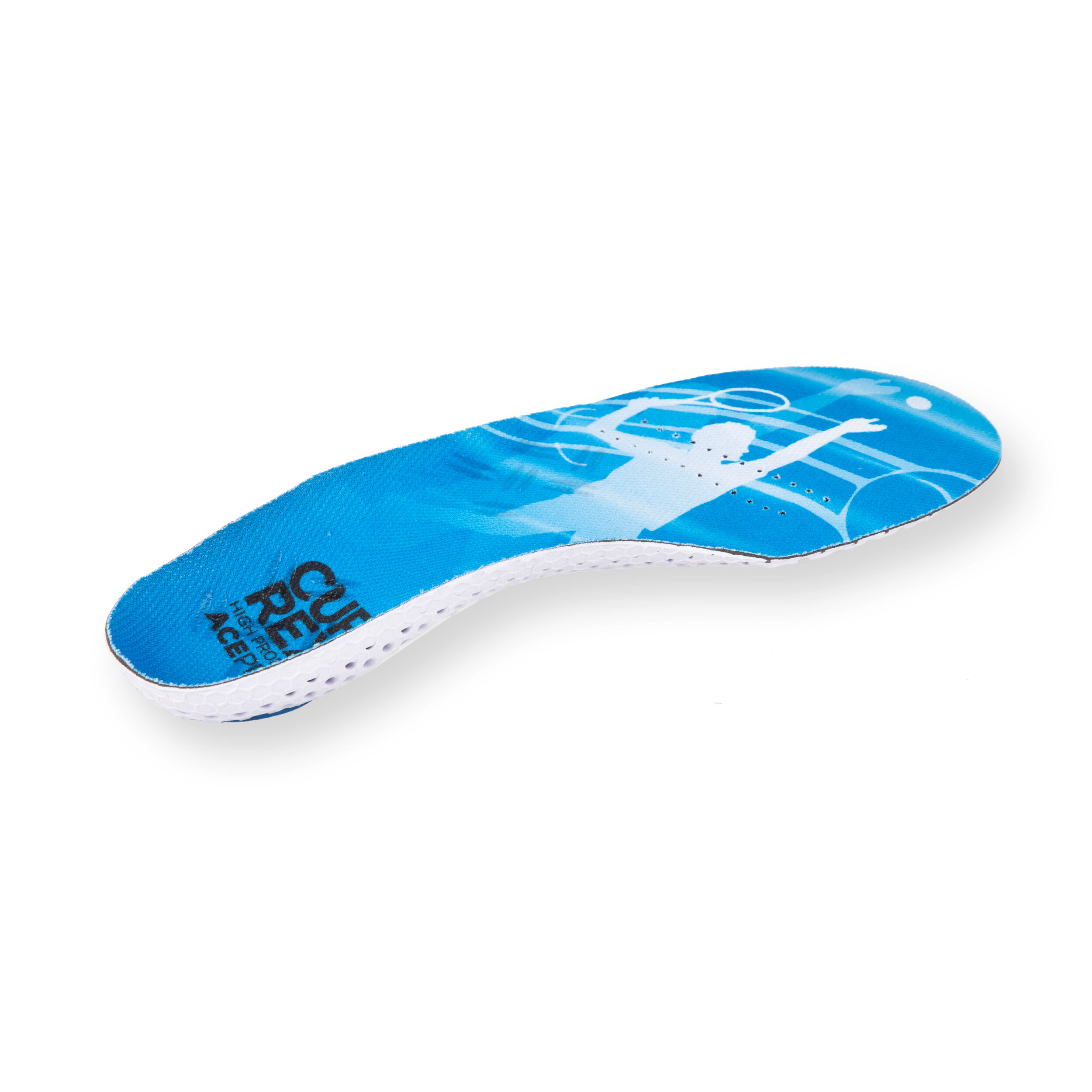 AcePro High Einlegesohle - Hellblau, Schwarz