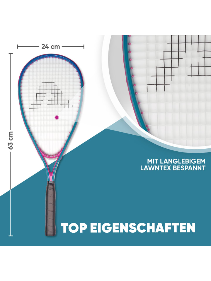 Apollo Badminton Schläger Set Kinder 
