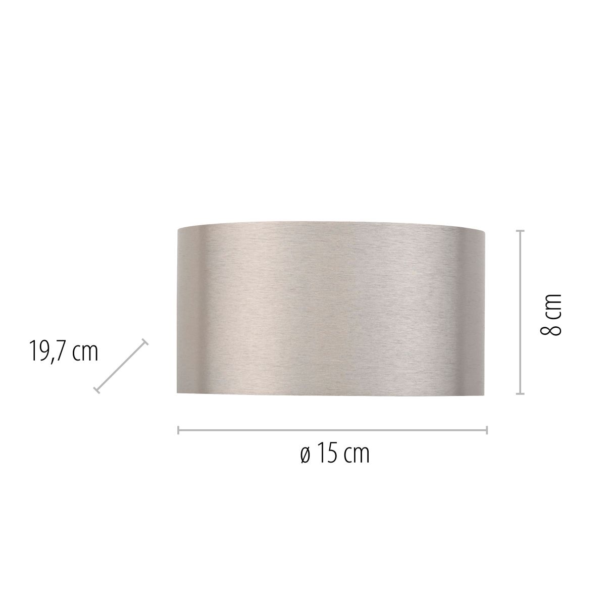 Paul Neuhaus LED Wandlampe Pure Clipse Aluminium