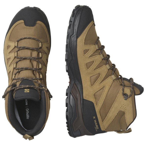 Salomon - X Ward Leather Mid GTX - Wanderschuhe