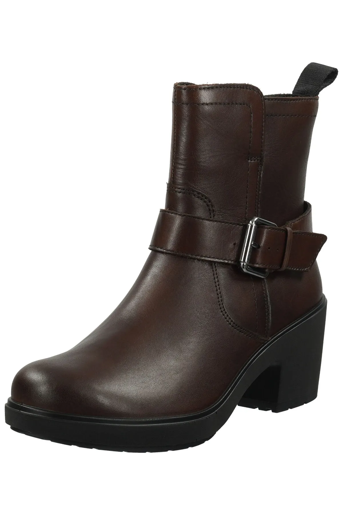 Ecco  Stiefelette - Braun - Blockabsatz
