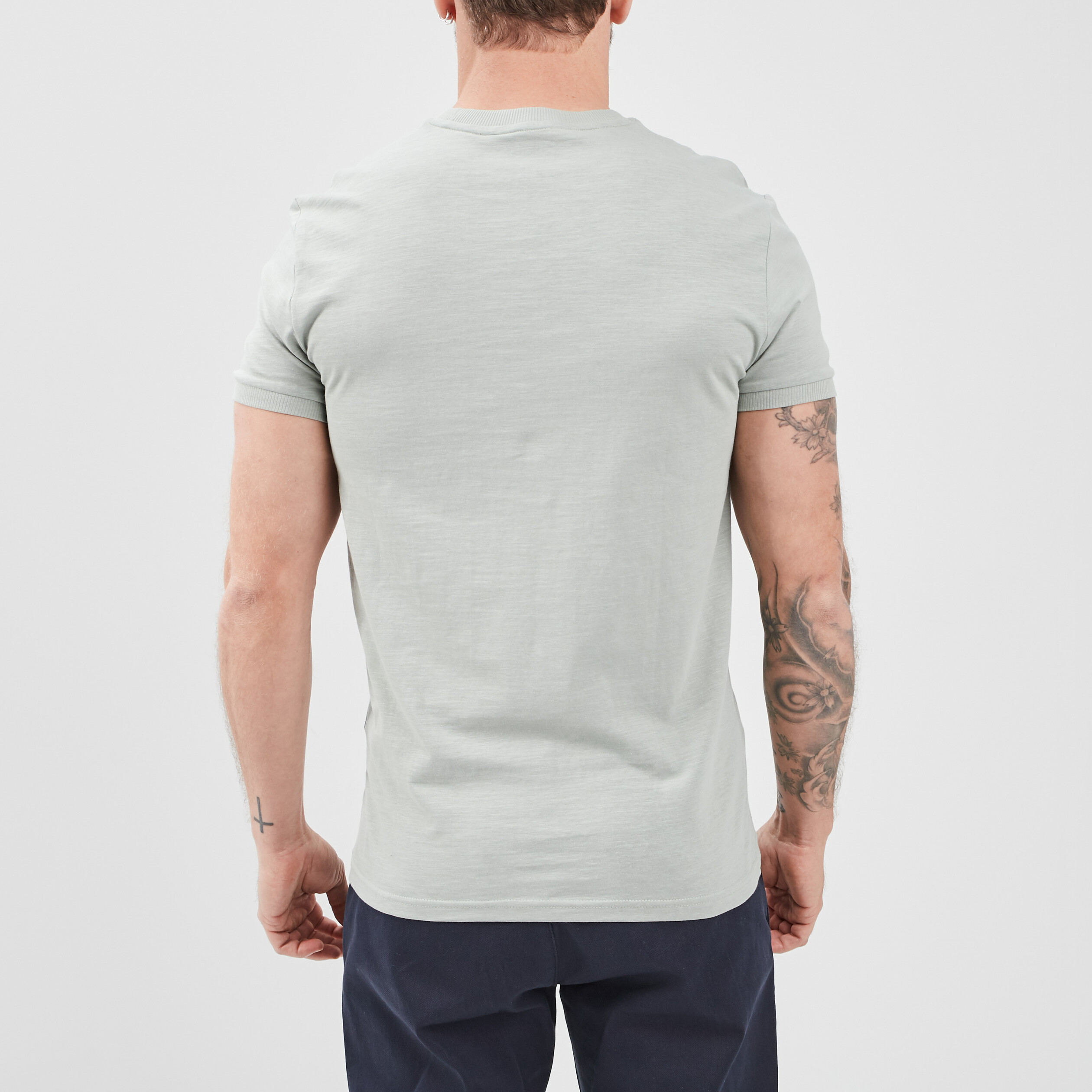T-shirt manches courtes Creeks vert clair homme | La Halle