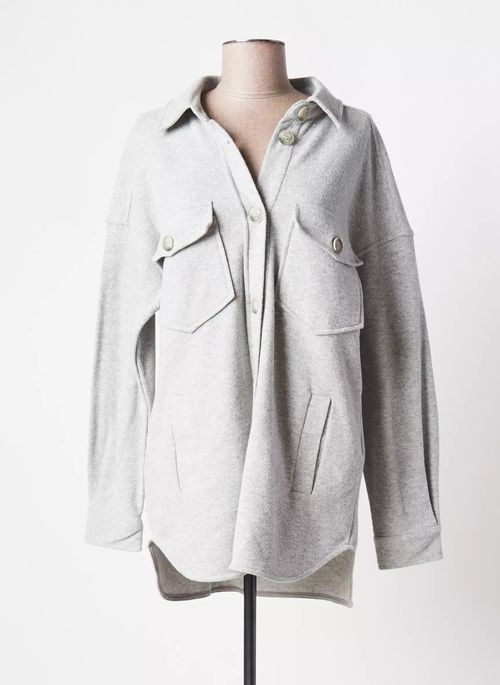 Yest Vestecasual Femme couleur gris