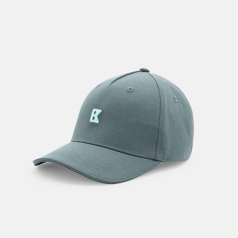 Casquette enfant en toile verte garçon