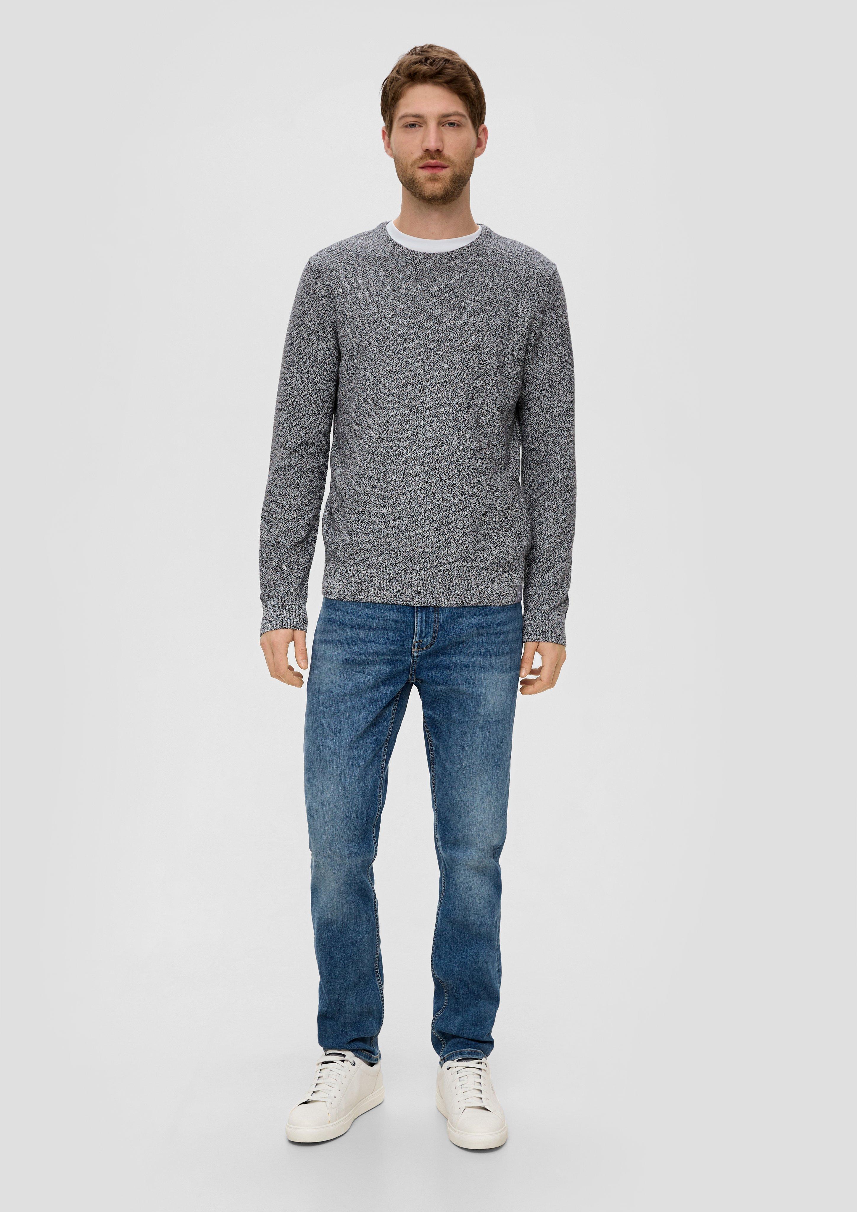 Feinstrickpullover mit Crew Neck  2146110-99X0