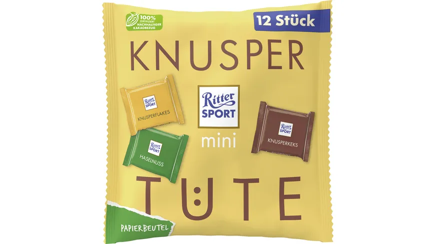 Ritter Sport Mini Knusper Tüte 200 g